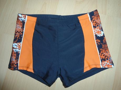 Chlapcenske plavky - cierno/oranzova, f&f,146