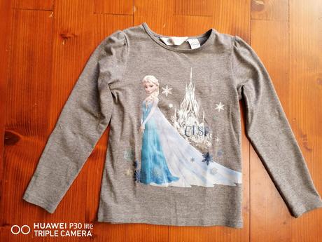 Tričko frozen 110/116, h&m,110