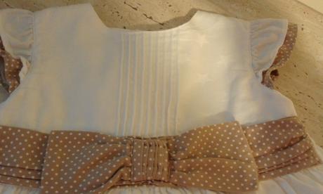 Biele šatočky s potlačou bielych hviezdičiek, mamas & papas,74