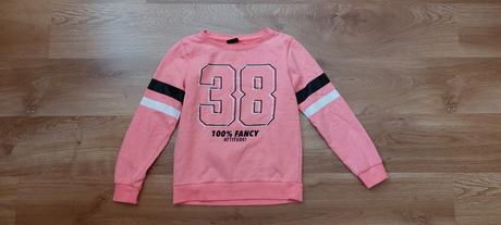 Neónovo ružová mikina, 164