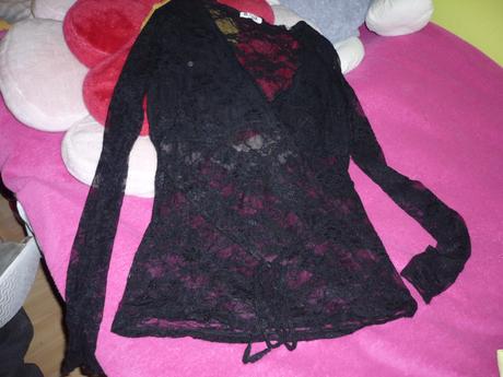 Čipkovany top, xl