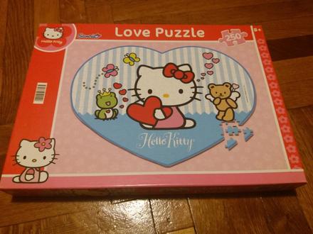 Puzzle hello kitty,