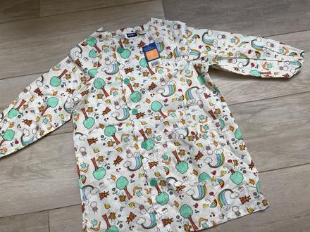 Bavlnený pláštik na maľovanie, 