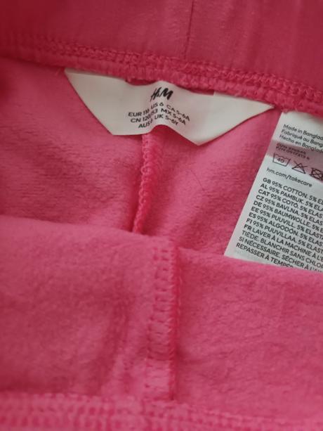 Teplejšie legíny, h&m,116