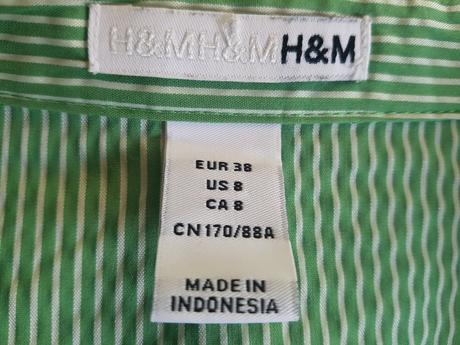 Zelena kosela / bluzka, h&m,38