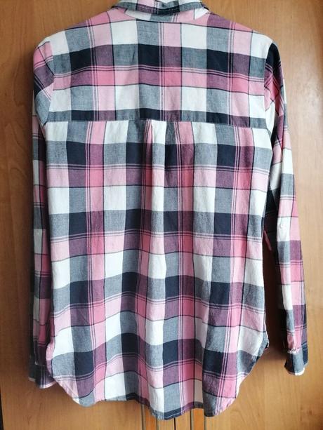 Dámska košela čierno biela károvaná, sinsay,m