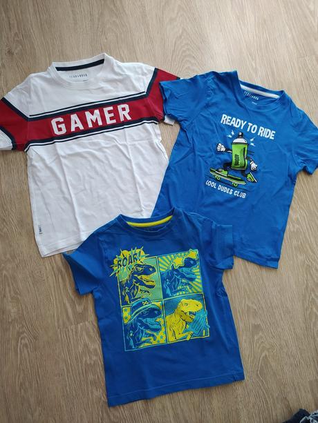 Tričká - výborný stav 3ks, terranova,116