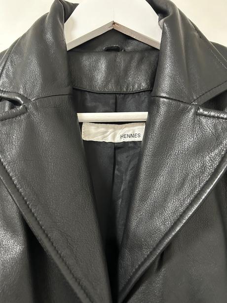 Kabát z pravej kože hennes, m