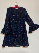 Kvetinové šaty, terranova,xs