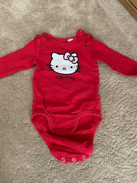 Body s dlhým rukávom 2ks h&m, veľkosť 62, h&m,62