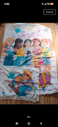 Posteľné obliečky lego friends, šírka (cm): 140,dĺžka (cm): 200
