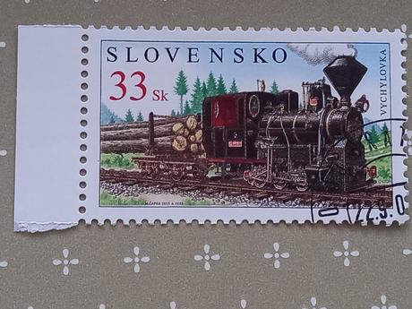 Poštová známka vychylovka,