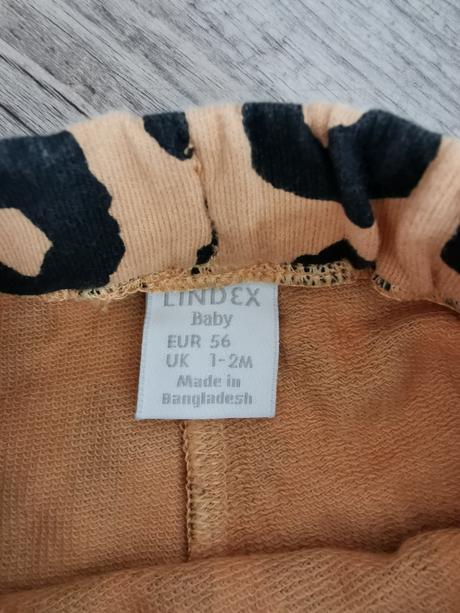 Oranžové kraťase s leopardím vzorom lindex, lindex,56