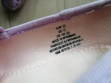 Balerínky s mašličkami, h&m,30