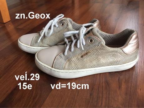 Dievčenské topánky, veĺ. 29, zn.geox, geox,29