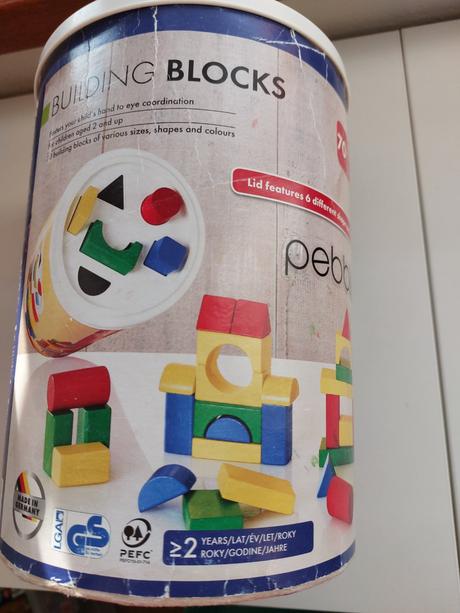 Drevené kocky vkladačka 70ks, 