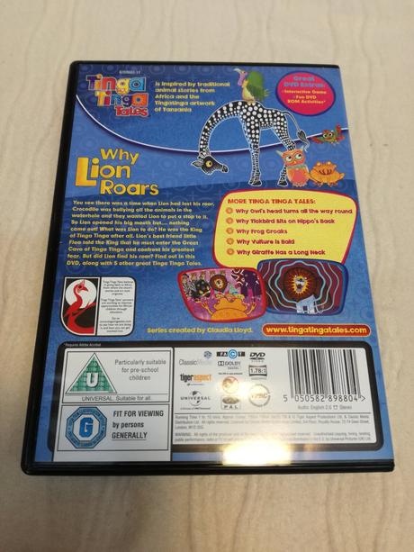 Dvd tinga tinga tales why lion roars sp19, 