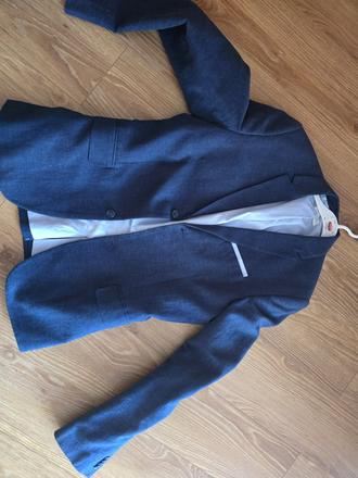 Nádherné sako v modrej farbe, h&m,170