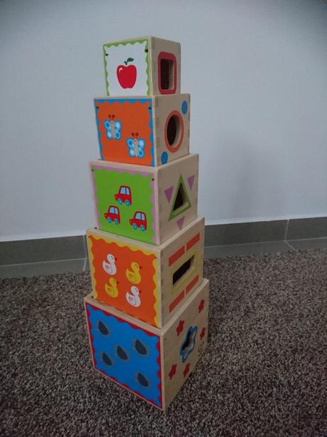 Veža hape s vkladacími tvarmi, 