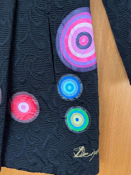 Luxusný kabátik desigual s mandalami 5/6 rokov, desigual,116