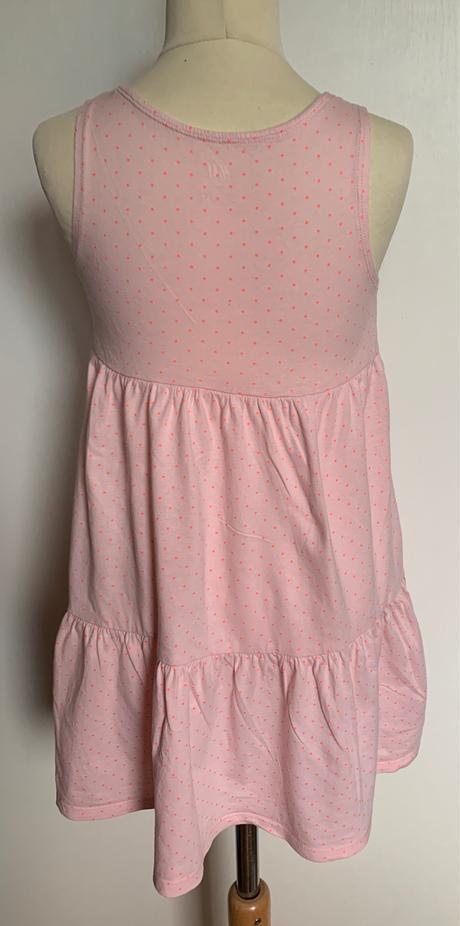 H&m ružové šaty s bodkami, h&m,122