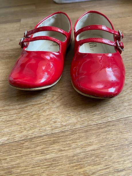 Balerínky zara rosso červené lakované, zara,27