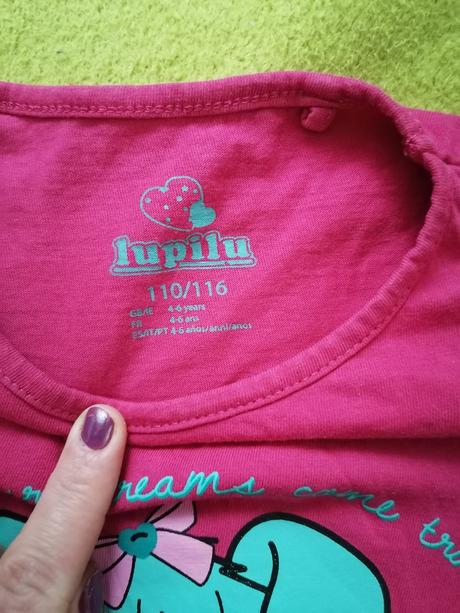 Tričko, lupilu,110