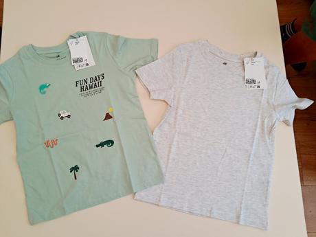 2ks tricka h&m 110/116, h&m,110 / 116