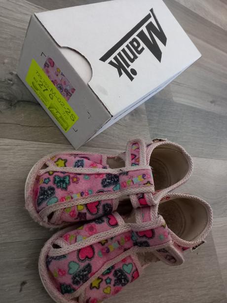 Detske dievcenske papuce, manik,27
