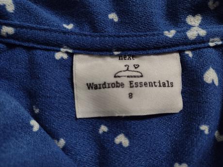 Modrá blúzka so srdiečkami, next,s