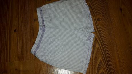 Krátke bielo fialové nohavice, adams,128