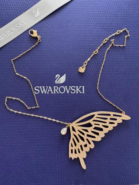 Swarovski - náhrdelník s motýľom, swarovski