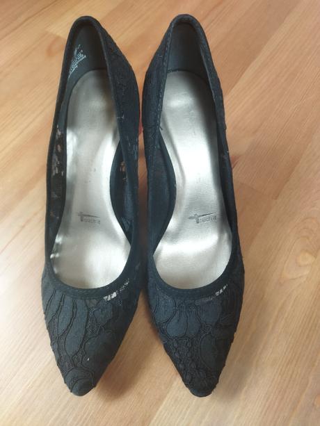 Čierne lodičky tamaris, tamaris,37