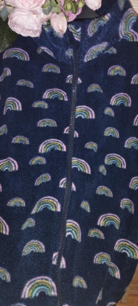 Flisová mikina dúha, f&f,104