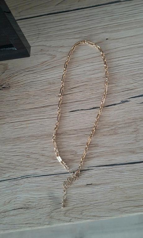 Elegantný zlatý náhrdelník, h&m