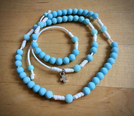 Ruženec celý - náramok, 