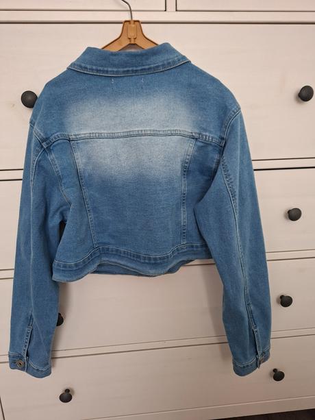 Dzinsova kratsia bunda, denim,xl