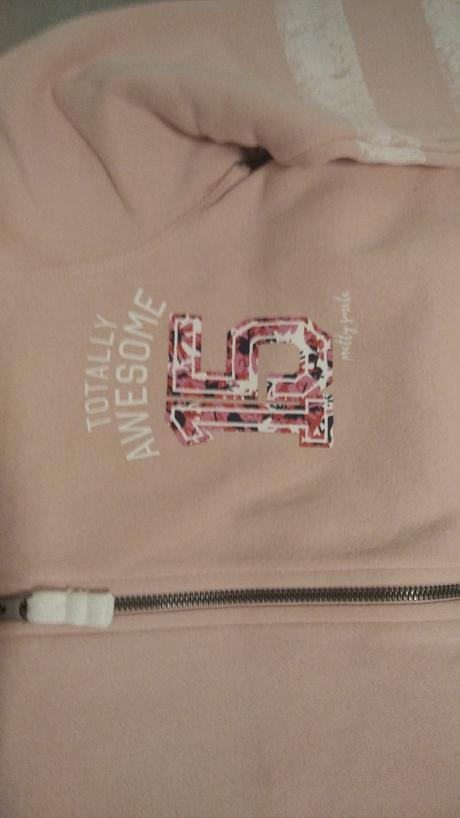 Ružová mikina na zips, pepperts,158