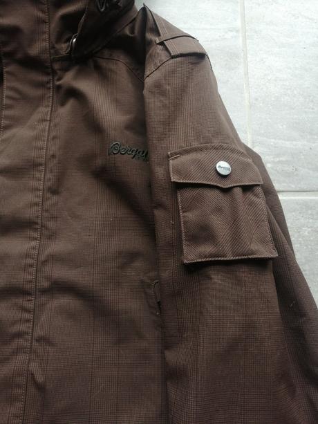 Nórska hnedá lyžiarska bunda bergans vs, s