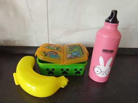 Minecraft box, fľaša zajac, 