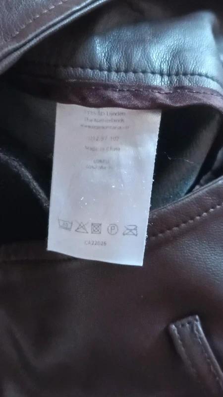 Hnedé koženkové nohavice tramontana, m