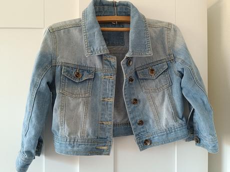 Nádherný riflový kabátik/bolerko, 152