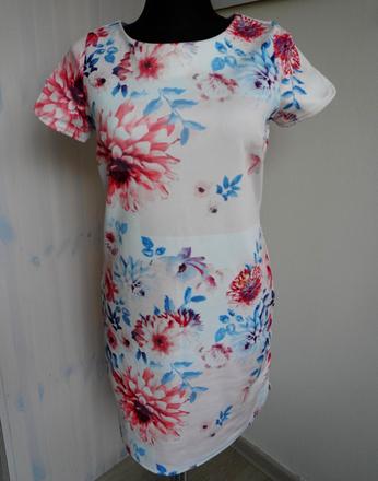 Dámske kvetinkové minišaty, s