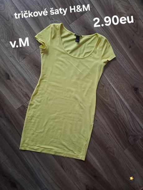 Tričkové šaty h&m, h&m,m
