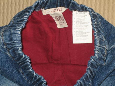 Zateplene nohavice, h&m,74