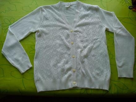 Krémový kardigan, xl