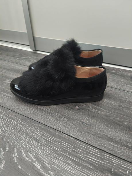Kozene topanky hogl s pravou kozusinou, 35