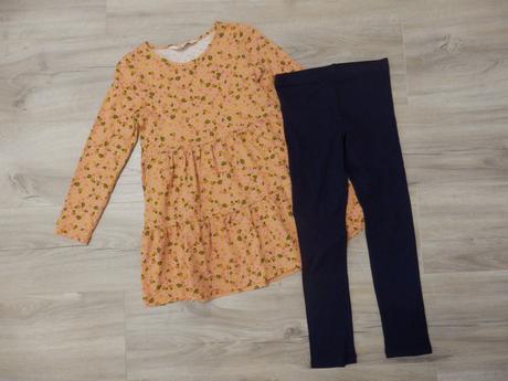 Komplet šaty a legíny č.122, h&m,122