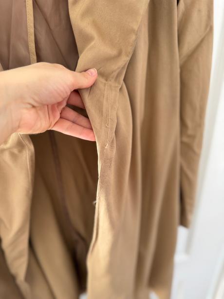 Ľahký prechodný kabát/tenký kabát, ťavobéžová, 