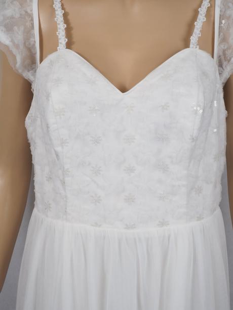 Kvalitné biele šaty shein, 44